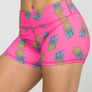 IAB MFG Pink Pineapple No Ride Shorts 10 L
